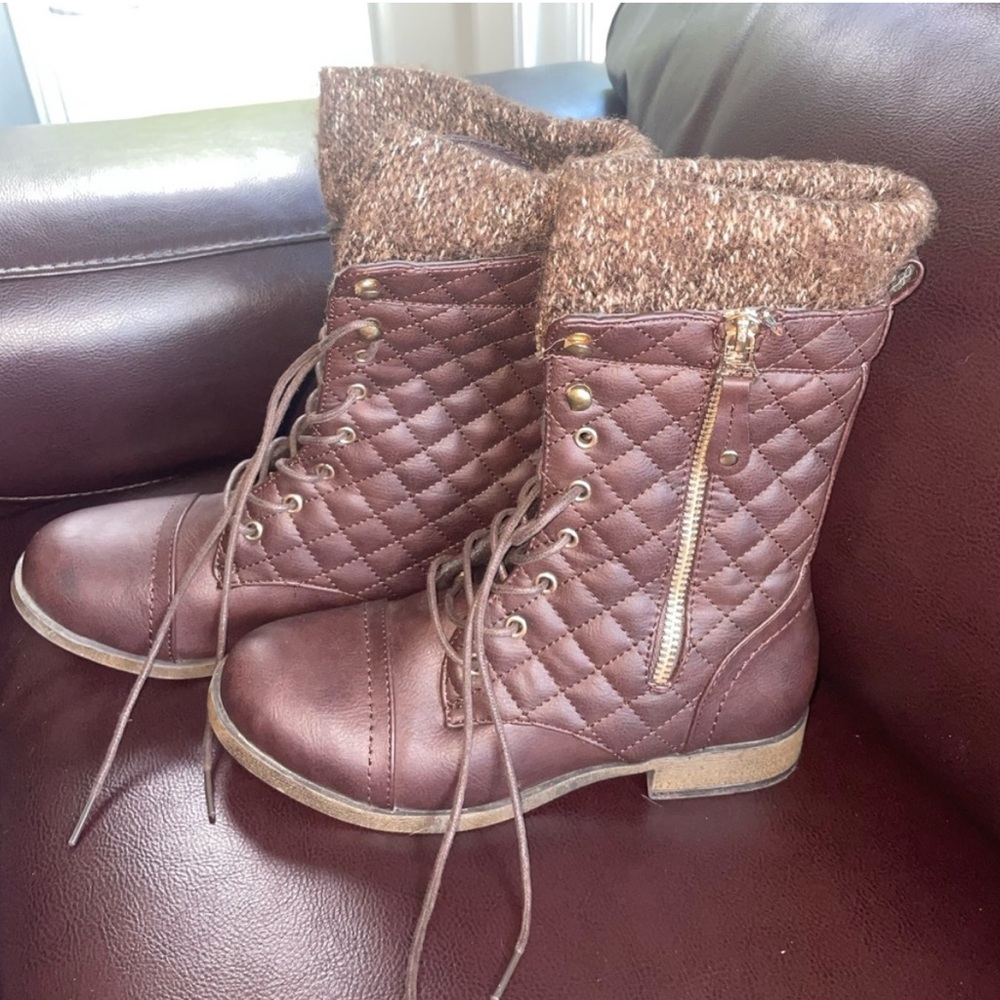 SET OF 4 BROWN BOOTS!! BUNDLE! 4 Neutral Brown Boots! SEE SIZES IN DESCRIPTION! - Picture 9 of 17